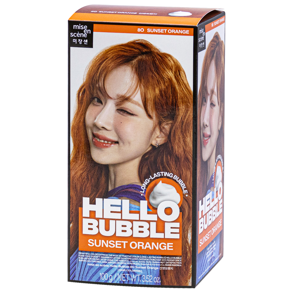 Miseenscene New Hello Bubble 8O Sunset Orange