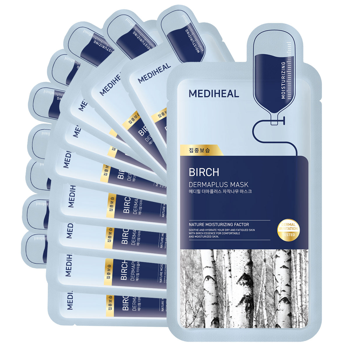 MEDIHEAL Derma Plus Birch Mask 10ea
