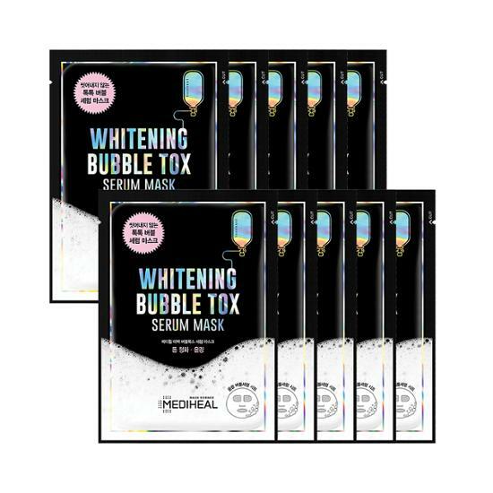 MEDIHEAL Whitening Bubble Tox Serum Mask 10ea