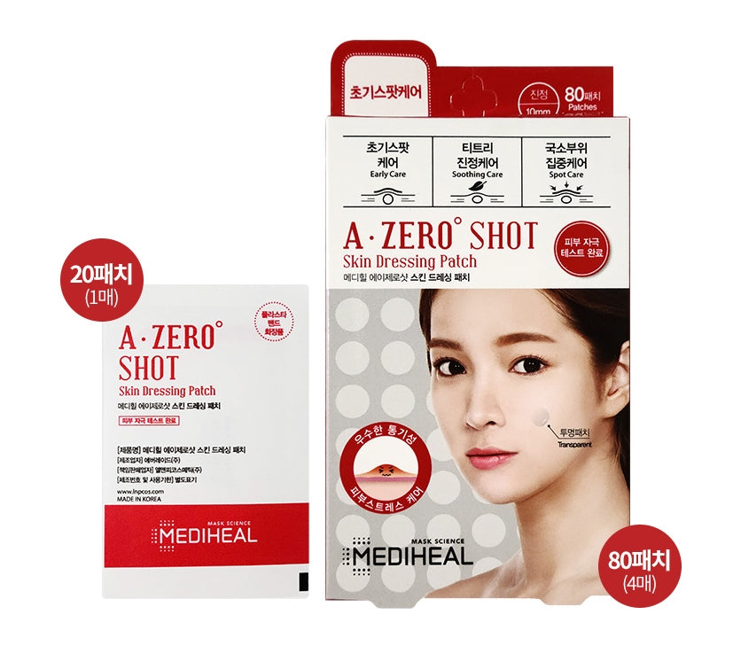MEDIHEAL A-Zero Shot Skin Dressing Patch 4ea